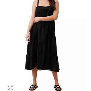 Jenni Kayne Summer Tiered Black Dress